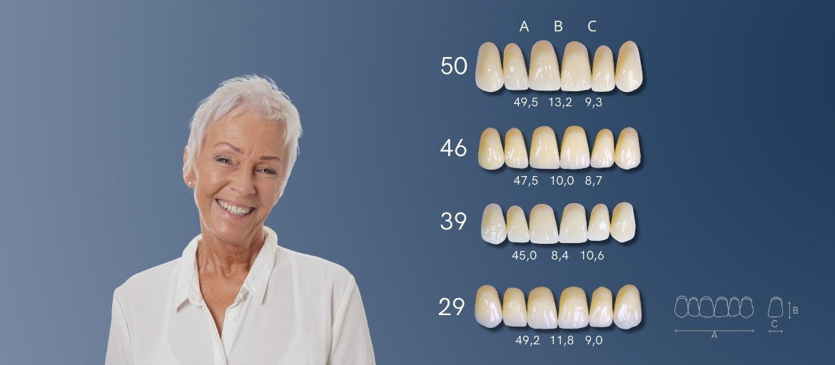 Acrylic teeth - new moulds